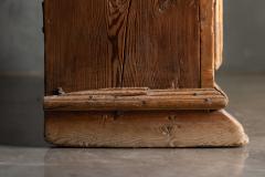 Rustic Folk Art Carved Cabinet 19th Century - 4810384