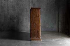 Rustic Folk Art Carved Cabinet 19th Century - 4810411