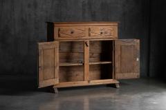 Rustic Folk Art Carved Cabinet 19th Century - 4810452