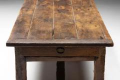 Rustic Folk Art Dining Table France 19th Century - 3560828