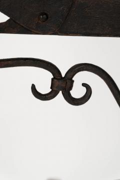 Rustic Four Arm Forged Iron Chandelier - 4248468