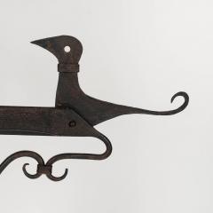 Rustic Four Arm Forged Iron Chandelier - 4248469
