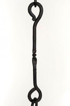 Rustic Four Arm Forged Iron Chandelier - 4248475