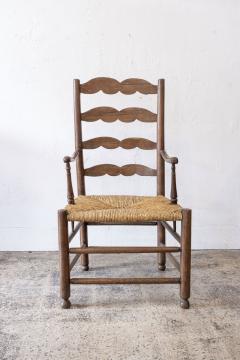 Rustic French Ladder Back Armchair - 1713604