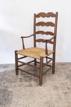 Rustic French Ladder Back Armchair - 1713612
