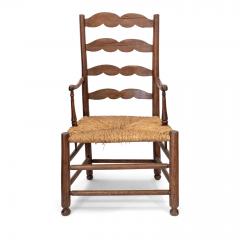 Rustic French Ladder Back Armchair - 1713615