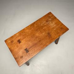 Rustic French Mid Century Modern Provincial Oak Console Table Farmhouse - 3408051