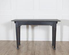 Rustic French Painted Console Table with Square Legs circa 1910 - 4223203