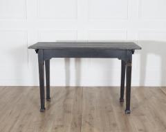 Rustic French Painted Console Table with Square Legs circa 1910 - 4223206