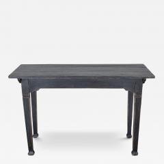 Rustic French Painted Console Table with Square Legs circa 1910 - 4225700