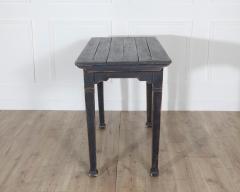 Rustic French Painted Console Table with Square Legs circa 1910 - 4231824