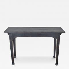 Rustic French Painted Console Table with Square Legs circa 1910 - 4236555