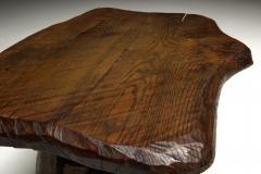 Rustic Hand Carved Side Table France 19th Century - 4506327