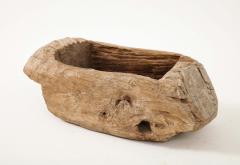 Rustic Hand Carved Wooden Vessel France 20th C - 4100000