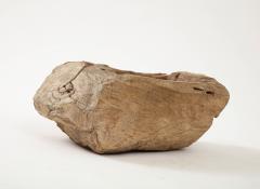 Rustic Hand Carved Wooden Vessel France 20th C - 4100003