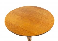 Rustic Hickory Small Round Cafe Table - 1437807
