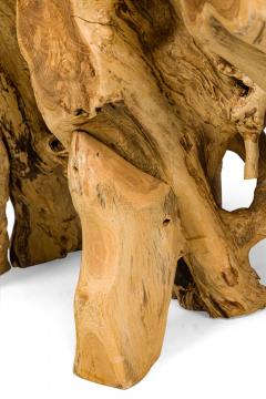 Rustic Live Edge Tree Root ConsoleTable - 4635565