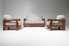 Rustic Modern Primitive Sofa in Boucl 1960s - 1931231