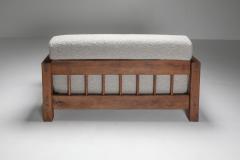 Rustic Modern Primitive Sofa in Boucl 1960s - 1931238