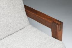 Rustic Modern Primitive Sofa in Boucl 1960s - 1931240