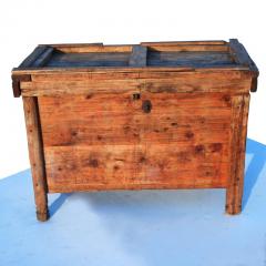 Rustic Moroccan Wooden Trunk Chest - 2634241