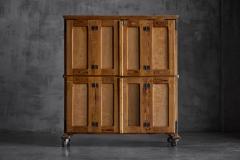 Rustic Oak Bakery Cabinet Europe 20th Century - 4577823