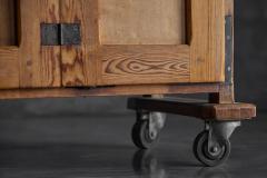 Rustic Oak Bakery Cabinet Europe 20th Century - 4577824