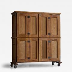 Rustic Oak Bakery Cabinet Europe 20th Century - 4578860