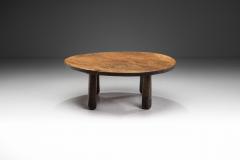 Rustic Oak Coffee Table Europe 1950s - 3886842