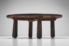 Rustic Oak Coffee Table Europe 1950s - 3886848