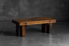 Rustic Oak Coffee Table Mid 20th Century - 4821482