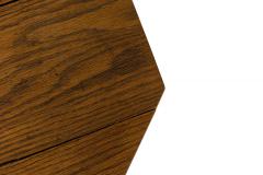 Rustic Old Hickory Octagonal Top Wood and Log End Side Table - 4665048