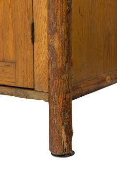 Rustic Old Hickory Wooden Two Part Kitchen Hutch - 4633838