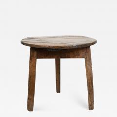 Rustic Pearwood Cricket Table English circa 1850 - 3679511