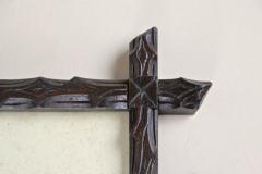 Rustic Photo Frame Black Forest Hand Carved Austria circa 1880 - 3483896