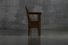 Rustic Pine Bench France circa 1900 - 4606633