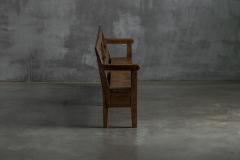 Rustic Pine Bench France circa 1900 - 4606649
