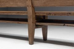 Rustic Pine Bench France circa 1900 - 4606661