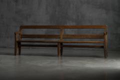Rustic Pine Bench France circa 1900 - 4606728