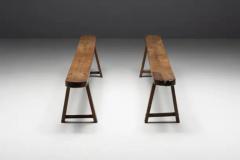 Rustic Primitive Benches France 19th Century - 3722767