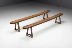 Rustic Primitive Benches France 19th Century - 3722769