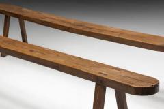 Rustic Primitive Benches France 19th Century - 3722778