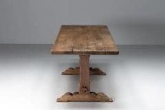 Rustic Primitive Dining Table France Early 20th Century - 3441497