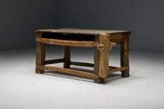 Rustic Primitive Working Bench France Early 19th Century - 3877019