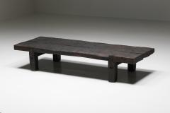 Rustic Rectangle Coffee Table 1940s - 2411313