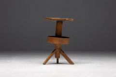 Rustic Round Tripod Side Table France 19th Century - 3472237