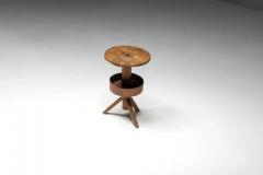 Rustic Round Tripod Side Table France 19th Century - 3472238