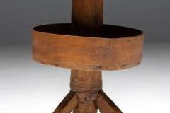 Rustic Round Tripod Side Table France 19th Century - 3472241
