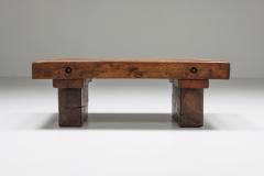 Rustic Solid Wood Coffee Table 1950s - 2411248