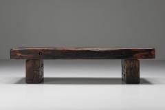 Rustic Solid Wood Coffee Table 1950s - 2411312